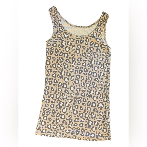 🟣A New Day Leopard Print Tank Top Medium - Picture 1 of 6